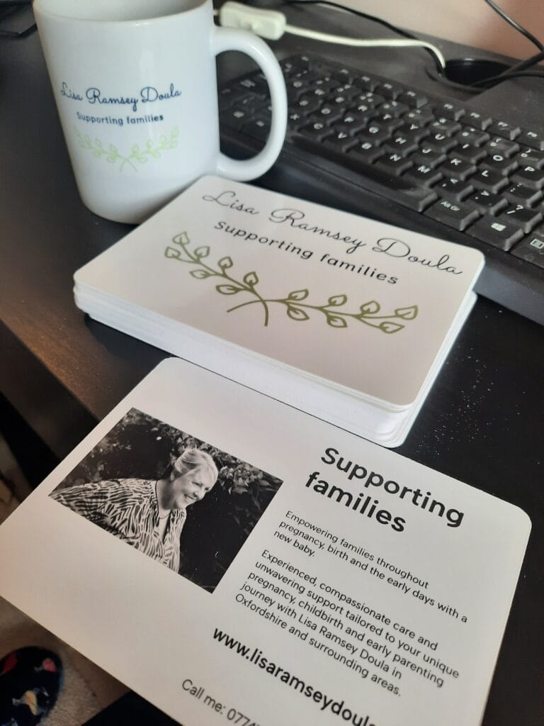Lisa Ramsey, doula in Oxfordshire, available for a free consultation